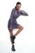 Vestido escote base, mangas largas - comprar online