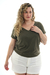 Remera mangas cortas, escote en V - tienda online