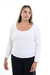Remera escote redondo, mangas largas - comprar online