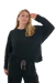 Buzo con banda lateral animal print - comprar online