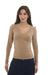Remera mangas largas, escote en V - Fressia
