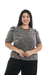 Remera desgastada mangas puffy - comprar online