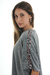 Remerón con bandas laterales animal print - tienda online