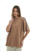 Remerón con bandas laterales animal print - comprar online