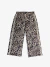 Pantalón animal print con bolsillos y banda lateral