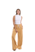 Pantalon con tiras laterales, cintura alta - comprar online