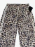 Pantalón animal print con bolsillos y banda lateral - comprar online