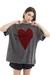 Remera Oversized desgastada Corazones sanos - comprar online