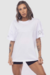 Camiseta Over esportiva - Branco na internet