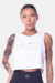 Regata Cropped Running - Branco