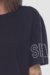 Camiseta Over Esportiva de Malha - Preto na internet