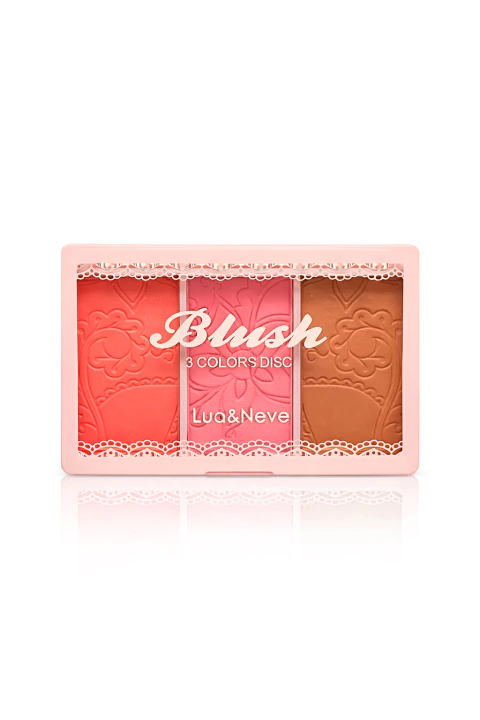 Paleta Trio Blush/Contorno - Lua e Neve