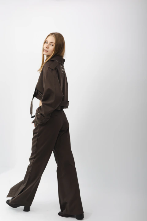 Pantalón Oxford de Gabardina Elastizada