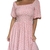 vestido floral ciganinha rosa - loja online