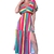vestido colorido manga - comprar online