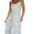 vestido floral alça 15 - QUERÊ