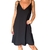 vestido curto em linho preto na internet