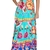 vestido alça colorido - loja online
