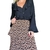 saia animal print em crepe - loja online