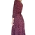 vestido envelope poá vinho - QUERÊ