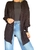 maxi cardigan preto - QUERÊ