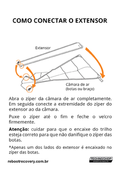 Extensor de Botas XL Reboot Sports (PAR)- Não acompanha o equipamento - Techno Shop - Loja Oficial