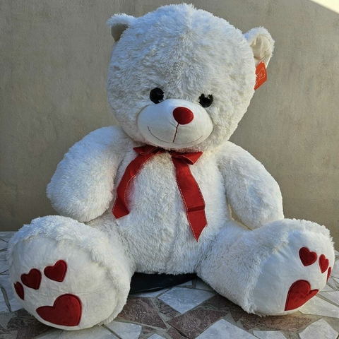 Peluche Oso Blanco Gigante Sentado Woody Toys - comprar online