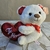 Peluche Oso con Moño y Corazón "Te amo"