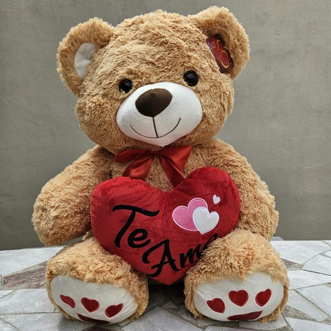 Peluche Oso con Corazón "Te amo" 60cm