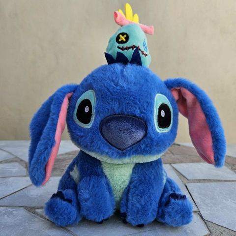 Peluche Stitch Trapito Sensorial Cuerda Vibración