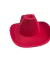 A CHAPEU JUN COWBOY VERMELHO C/CORDÃO