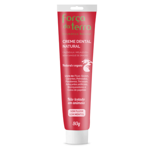 Creme Dental Natural sem Mentol 80 g