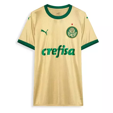 Camisa Palmeiras III 24/25 - Torcedor Puma Masculina - Dourada