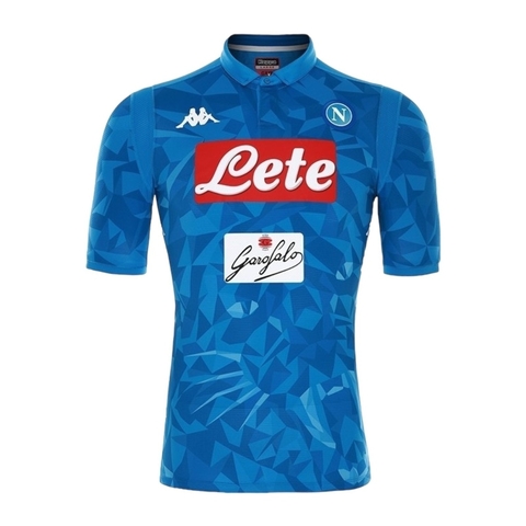 Camisa Retrô Napoli I 2018/19 - Masculina Kappa - Azul