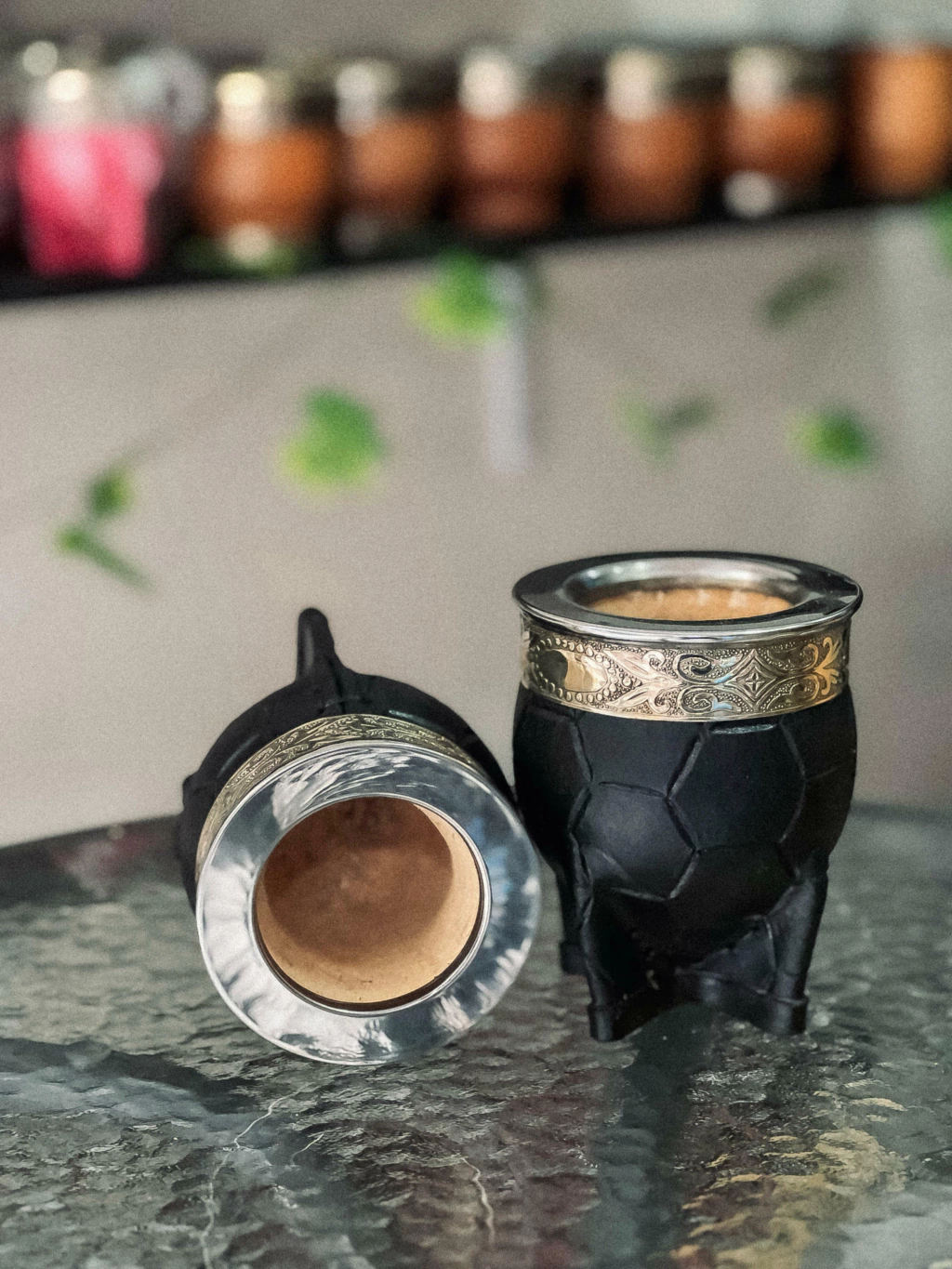 Imperial cuero Pelota + Bombilla Pico de loro