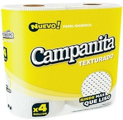 Campanita Papel higiénico 4x30 Texturado