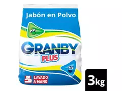 GRANBY JABON EN POLVO X3KG LAVADO A MANO