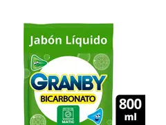 GRANBY JABON LIQUIDO X800ML LIMON