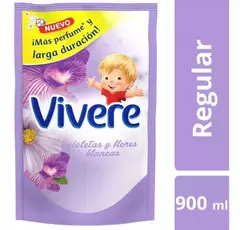 VIVERE SUAVIZANTE X 900ML VIOLETAS Y FLORES BLANCAS