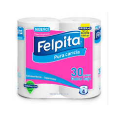Felpita papel higiénico 4x30mt doble hoja - comprar online