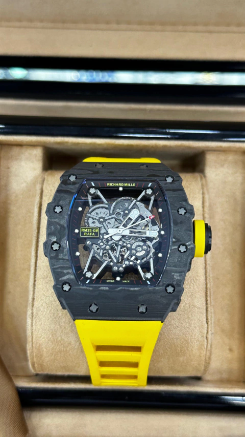 RICHARD MILLE RM 35-02 RAFAEL NADAL YELLOW CARBON