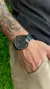 TOMMY HILFIGER CLASSIC PRATA E PRETO COURO PRETO 42MM - A PROVA D'ÁGUA ATÉ 10 METROS