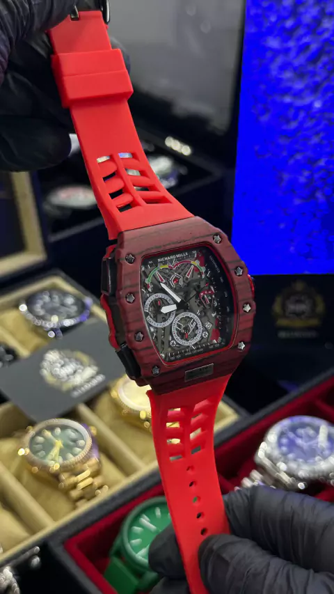 RICHARD MILLE MCLAREN VERMELHO 46MM