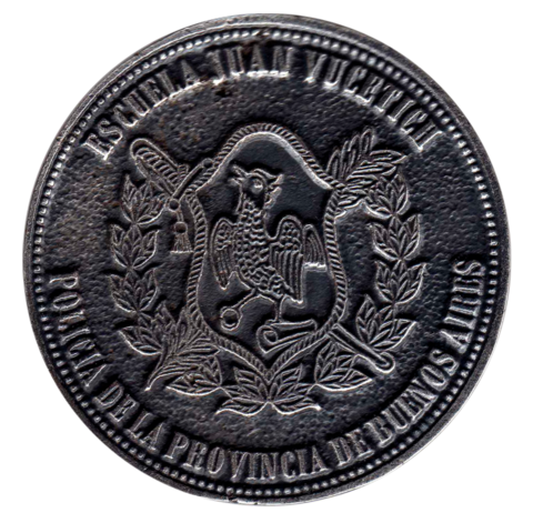 PBA-245 Medalla Vucetich plata vieja