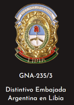 GNA 235/3 - EMBAJADA ARGENTINA EN LIBIA