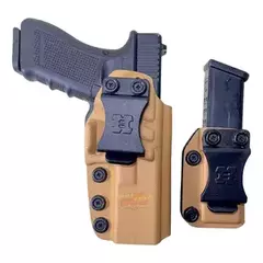 PISTOLERA HOLSTER GLOCK 17/19 COYOTE RESCUE (POL964) - comprar online