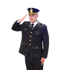 SACO MASCULINO POLICIA SANTA CRUZ