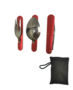 SET CUBIERTO CAMPING CON FUNDA (3350B)
