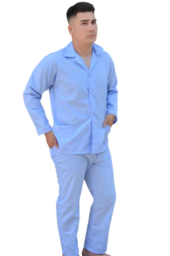 PIJAMA CELESTE UNISEX REGLAMENTARIO - comprar online