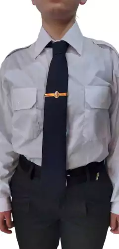 CAMISA BLANCA CON CHARRATERAS MANGA LARGA FEMENINA PSA - comprar online